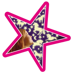 Φωσφορίζοντα αστεράκια και μονόκεροι Brainstorm® Glow Glitter
