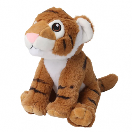 Λούτρινη τίγρης 18cm Happy friends από ανακυκλωμένο υλικό