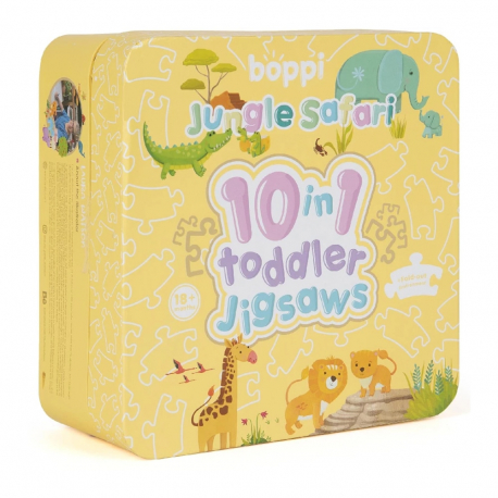 Προσχολικό παζλ 10 σε 1 Boppi® Σαφάρι στη ζούγκλα