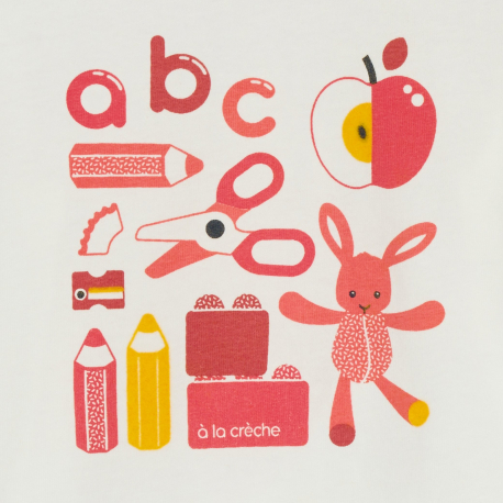 Obaibi Μπλούζα μακρυμάνικη , για παιδικό σταθμό, ροζ για μωρά κοριτσάκια