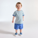 Obaibi T-shirt από μακό μπλε για μωρά αγοράκια