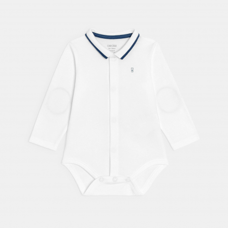 Obaibi Σαλοπέτα από κοτλέ ύφασμα ριγέ και φορμάκι μπλε για μωρά αγοράκια