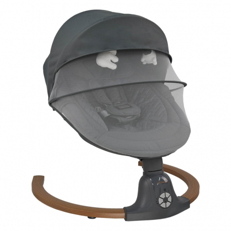 Ηλεκτρικό ριλάξ Bebe Stars Fluffy Smoked Grey