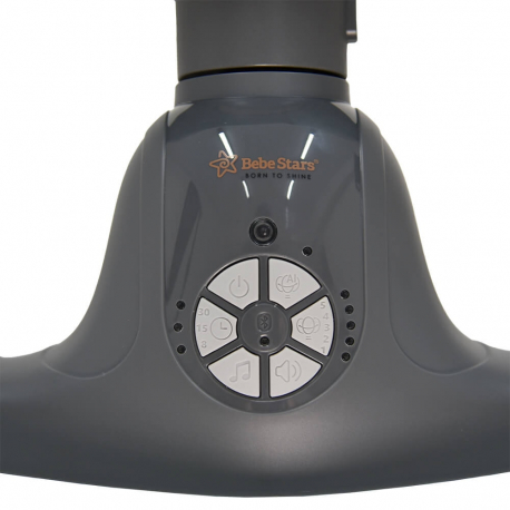 Ηλεκτρικό ριλάξ Bebe Stars Fluffy Smoked Grey