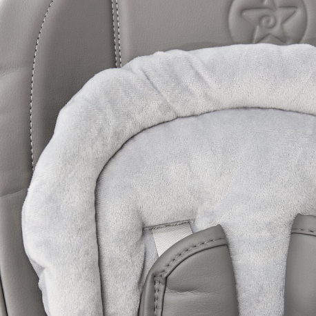 Καρέκλα φαγητού και κούνια/ριλάξ Bebe Stars Nuovo 2in1 Grey