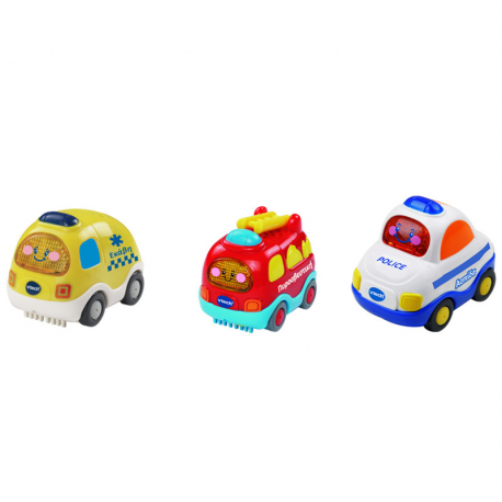 Οχήματα 3 σε 1 άμεσης βοήθειας Vtech® Baby Toot-Toot Αυτοκίνητα™, σετ των 3