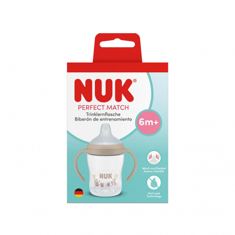 Εκπαιδευτικό μπιμπερό Nuk® Perfect Match Monkey με δείκτη θερμοκρασίας 150ml