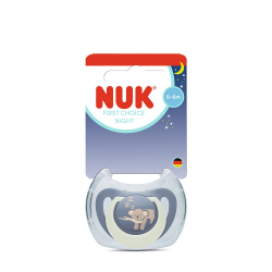 Πιπίλα νύχτας Nuk® First Choice Night Koala μέγεθος 1 (0-6m)