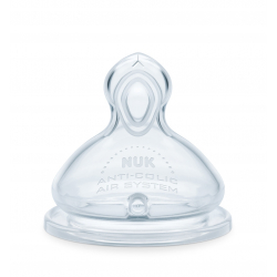 Θηλές σιλικόνης Nuk® First Choice Flow Control (6m+) σετ των 2