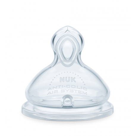 Θηλές σιλικόνης Nuk® First Choice Flow Control (6m+) σετ των 2
