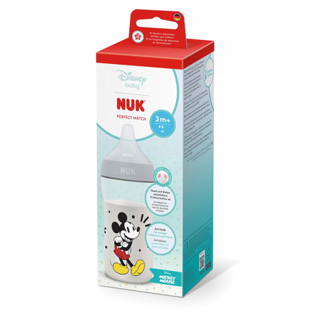 Μπιμπερό Nuk® Perfect Match με δείκτη θερμοκρασίας Disney Mickey Mouse 260ml
