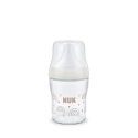 Μπιμπερό γυάλινο Nuk® Perfect Match Rainbow με δείκτη θερμοκρασίας 120ml 0m+