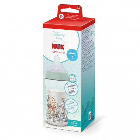 Μπιμπερό Nuk® Perfect Match με δείκτη θερμοκρασίας Disney Winnie the Pooh 260ml