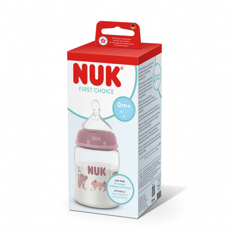 Μπιμπερό πλαστικό Nuk® First Choice με δείκτη ελέγχου θερμοκρασίας Koala 150ml