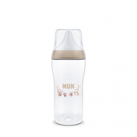 Μπιμπερό πλαστικό Nuk® Perfect Match με δείκτη ελέγχου θερμοκρασίας Monkey 360ml
