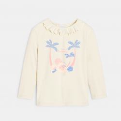 Obaibi Μπλούζα με αντηλιακή προστασία με γιακά με βολάν για μωρά κοριτσάκια