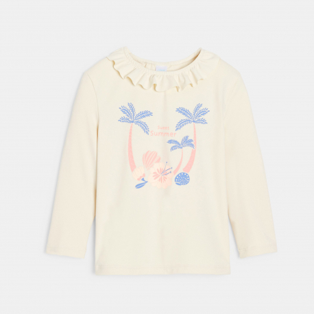 Obaibi Μπλούζα με αντηλιακή προστασία με γιακά με βολάν για μωρά κοριτσάκια