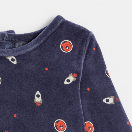 Obaibi Φορμάκι ύπνου βελουτέ, πύραυλος για μωρά αγοράκια