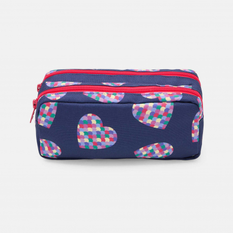 Okaidi Κασετίνα σχολική με τυπωμένα σχέδια λεοπάρ για κορίτσια