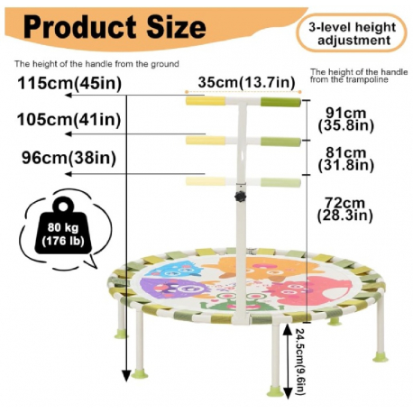 Τραμπολίνο Lazarid εσωτερικού και εξωτερικού χώρου