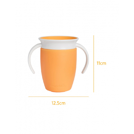Εκπαιδευτικό κύπελλο Munchkin Miracle 360° Trainer Cup 207ml Orange