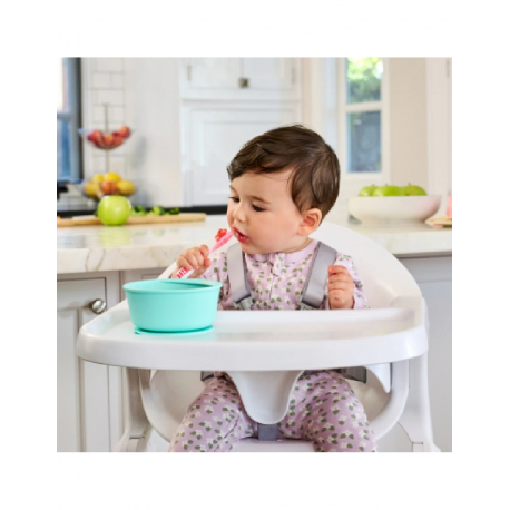 Σετ 3 εκπαιδευτικά κουτάλια 2 σταδίων Munchkin Gentle Dip™ Pink/Purple