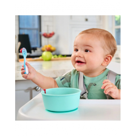Σετ 3 εκπαιδευτικά κουτάλια 2 σταδίων Munchkin Gentle Dip™ Blue/Green