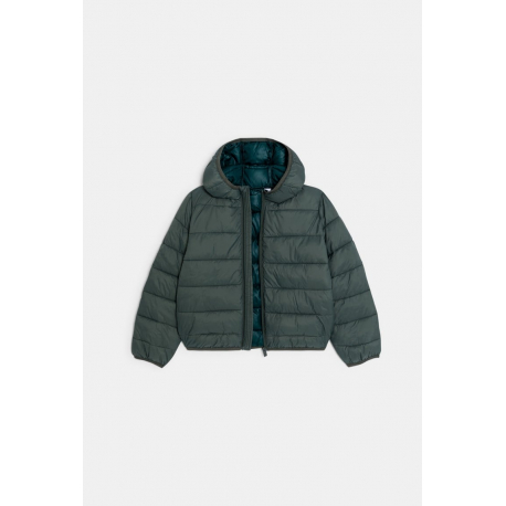 Okaidi Μπουφάν σκούρο γκρι για αγόρια