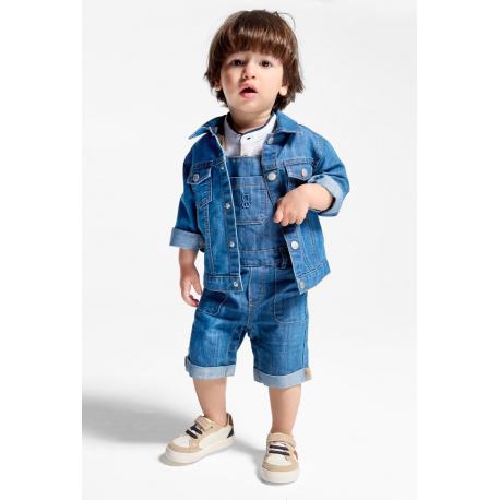 Obaibi Obaibi Σακάκι τζιν μπλε για μωρά αγοράκια