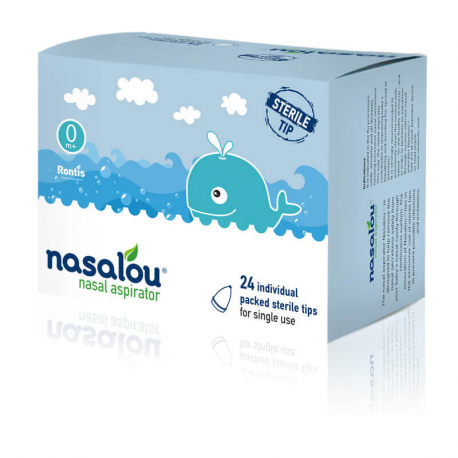 Nasalou ανταλλακτικά ρύγχη ρυνικού αποσυμφορητή Nasal Aspirator 24 τεμαχια