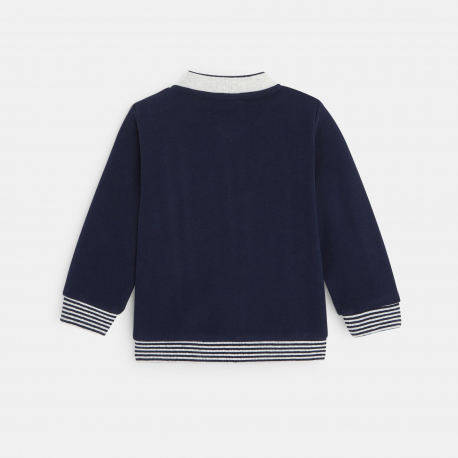 Obaibi Μπουφάν teddy από απαλό χνουδωτό ύφασμα για μωρά αγοράκια