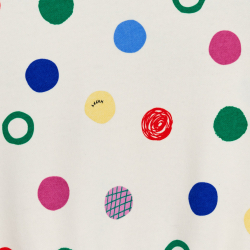 Okaidi Φούτερ με τυπωμένα πουά πολύχρωμο για κορίτσια