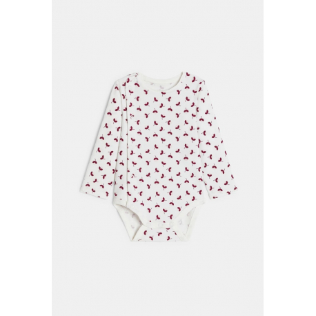 Obaibi Σαλοπέτα μακριά πλεκτή και φορμάκι φλοράλ ροζ για μωρά κοριτσάκια