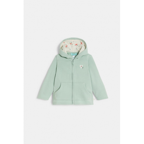 Obaibi Φούτερ με κουκούλα από χνουδωτό ύφασμα για μωρά κοριτσάκια