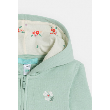 Obaibi Φούτερ με κουκούλα από χνουδωτό ύφασμα για μωρά κοριτσάκια