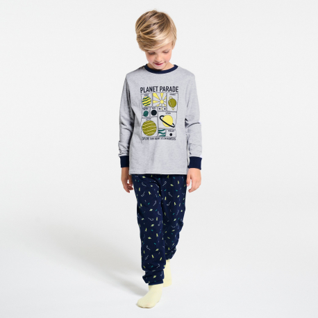 Okaidi Πιτζάμα για αγόρια γκρι