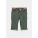 Obaibi Παντελόνι cargo πράσινο για μωρά αγοράκια