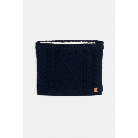 Okaidi Λαιμός με σπειροειδή πλέξη μπλε για αγόρια