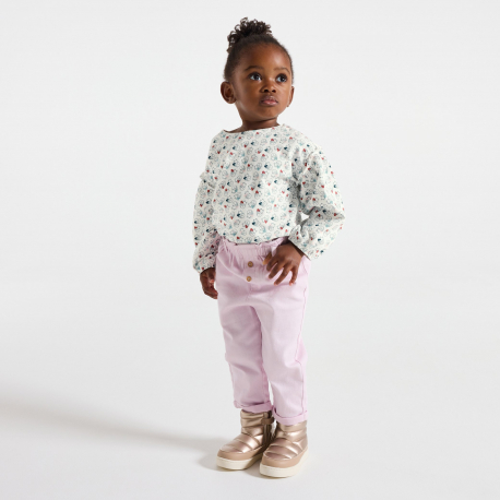 Obaibi Μπλούζα με γατάκια λευκή για μωρά κοριτσάκια