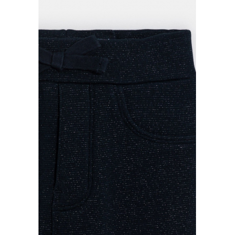 Okaidi Τζιν κολάν από μακό Milano με παγέτες για κορίτσια