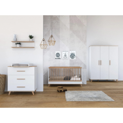 Κρεβάτι Faktum Flip White & Oak 70x140 cm