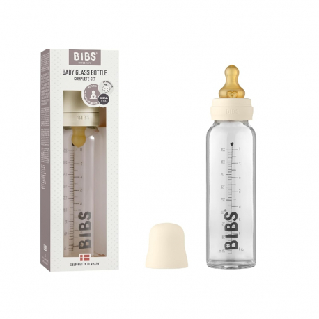 Μπιμπερό γυάλινο Bibs® Ivory 225ml (1τμχ)