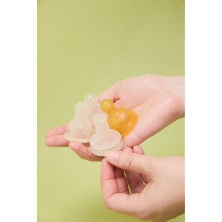 Θηλές σιλικόνης μέσης ροής Bibs®, σετ των 2