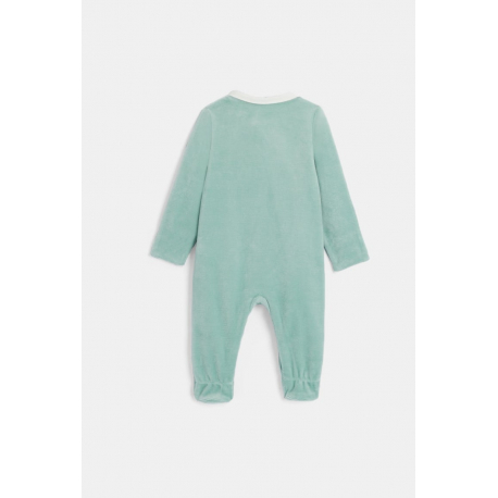 Obaibi Φορμάκι ύπνου από κοτλέ βελούδο πράσινο για μωρά αγοράκια