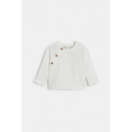 Obaibi Σύνολο βρεφικό, πλεκτό σε ανοιχτό μπεζ