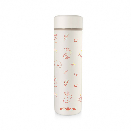 Θερμός υγρών Miniland NaturThermos Bunny 450 ml