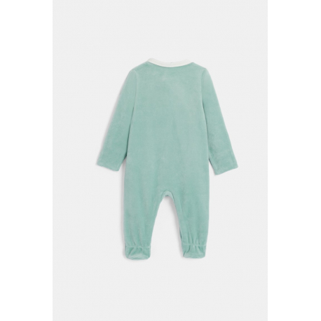 Obaibi Φορμάκι ύπνου από κοτλέ βελούδο πράσινο για μωρά αγοράκια