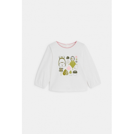 Obaibi Μπλούζα μακρυμάνικη , για παιδικό σταθμό, ροζ για μωρά κοριτσάκια