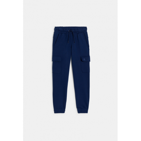 Okaidi Παντελόνι φόρμας cargo  μονόχρωμο για κορίτσια