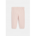 Obaibi Παντελόνι από βελούδο κοτλέ με ελαστική μέση ροζ για μωρά κοριτσάκια